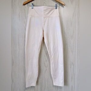 FABLETICS HIGH-WAISTED IRIDESCENT LUXE ⅞ Size M / 8 NWT